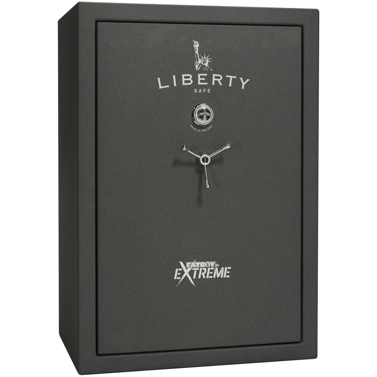 Fatboy Jr. Series | 48XT | Level 4 Security | 75 Minute Fire Protection | Dimensions: 60.5&quot;(H) x 42&quot;(W) x 22&quot;(D) | Up to 48 Long Guns | Granite Textured | Mechanical Lock